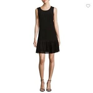 Sandro Replay Solid Scoopneck Dress Black sz 4/6
